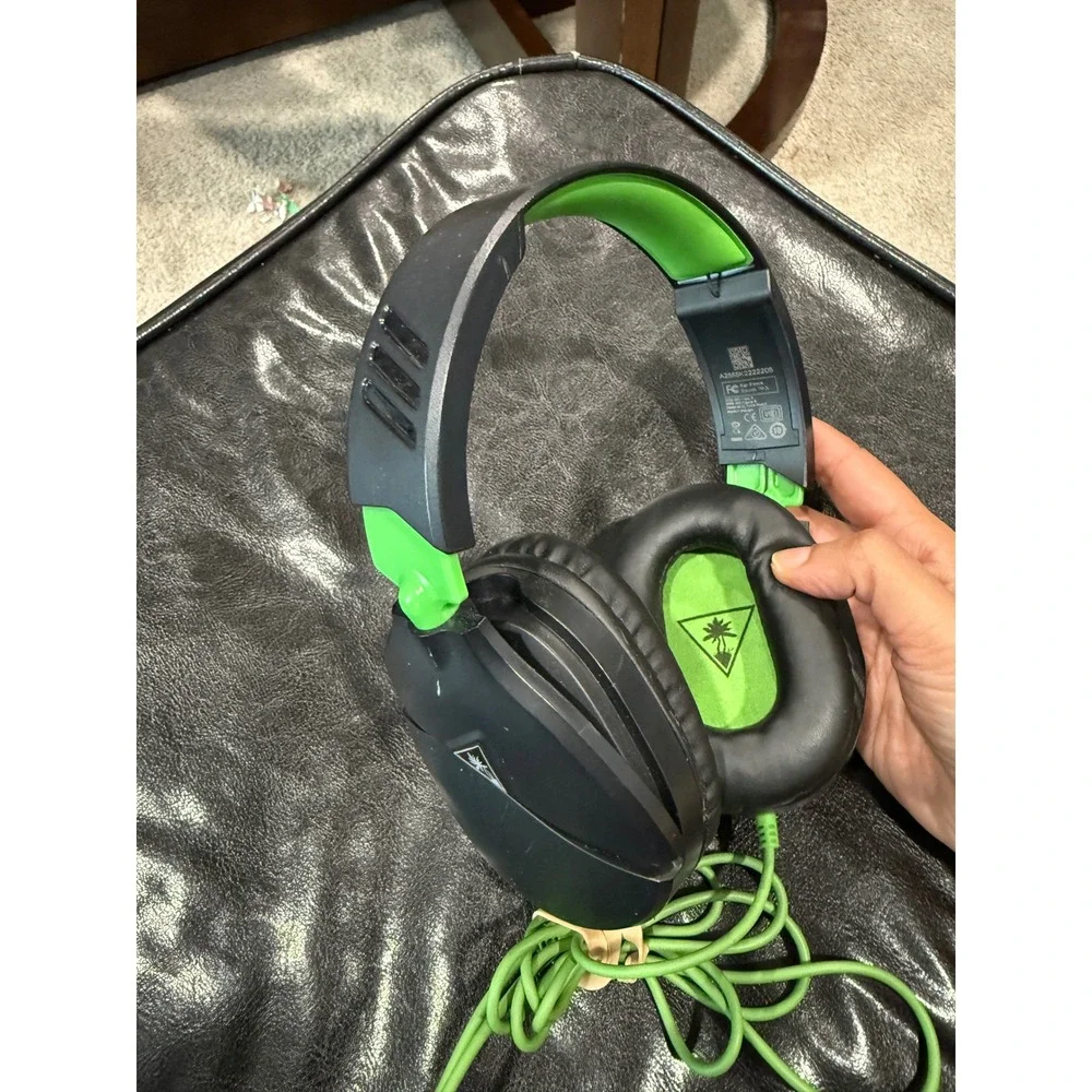Turtle Beach Recon 50P Gaming Headset Black Green Wired‎ Microphone Xbox PS4